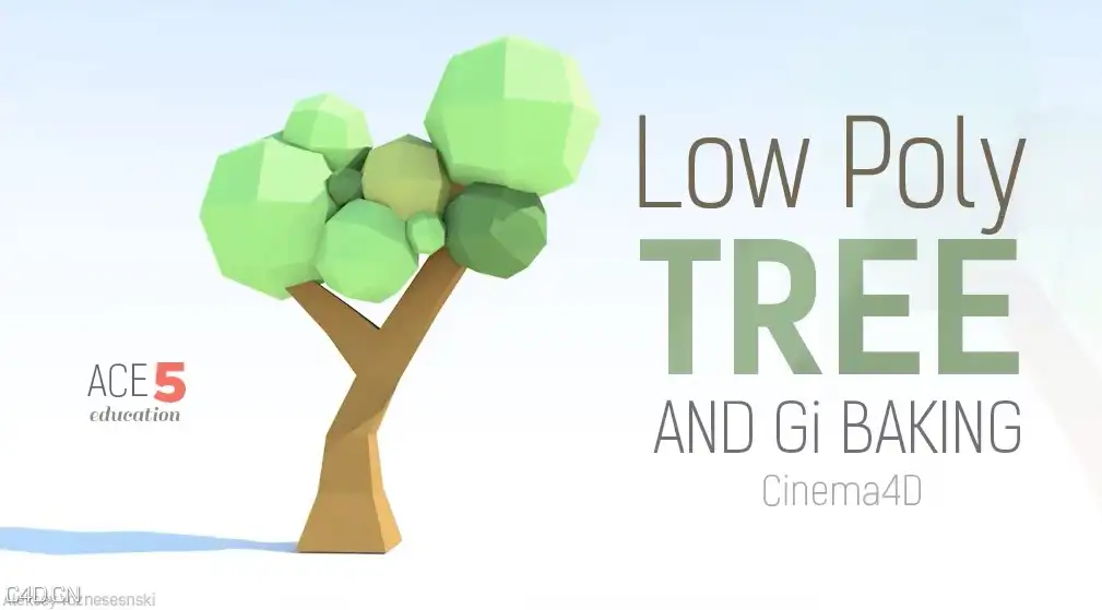 C4D创建一个低面多边形卡通树 C4D Paper Tree Tutorial Videos - C4D之家 - cinema4d_ 2015-11-06 19.20.33.jpg