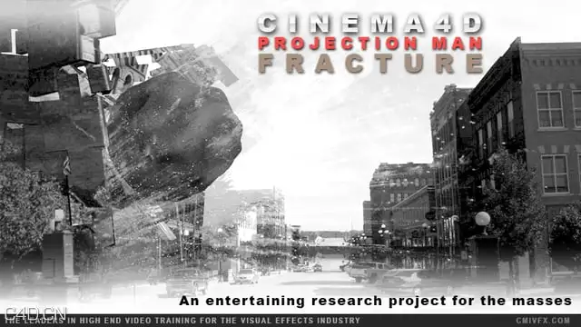 C4D场景摄像机投射教程 cmiVFX – Cinema 4D Projection Man FX