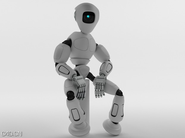 精美的6组高精机器人3D模型