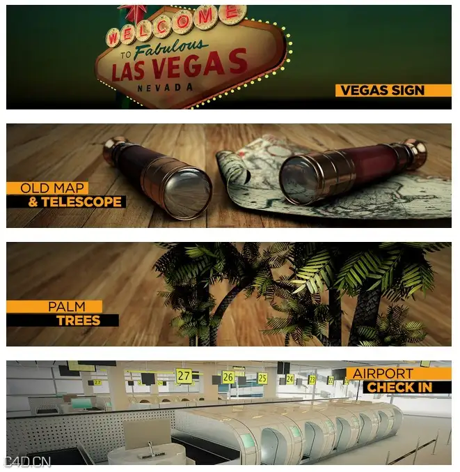 C4D旅行模型合集 The Pixel Lab – 3D Travel Pack - C4D之家 - cinema4d_ 2015-11-18 21.43.06.jpg