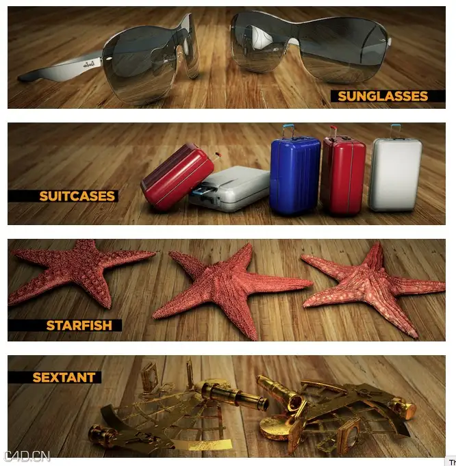 C4D旅行模型合集 The Pixel Lab – 3D Travel Pack - C4D之家 - cinema4d_ 2015-11-18 21.43.17.jpg