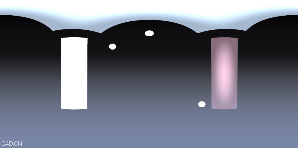 灰猩猩的C4D教程中用到的环境HDR文件 Double Soft Boxand SKY