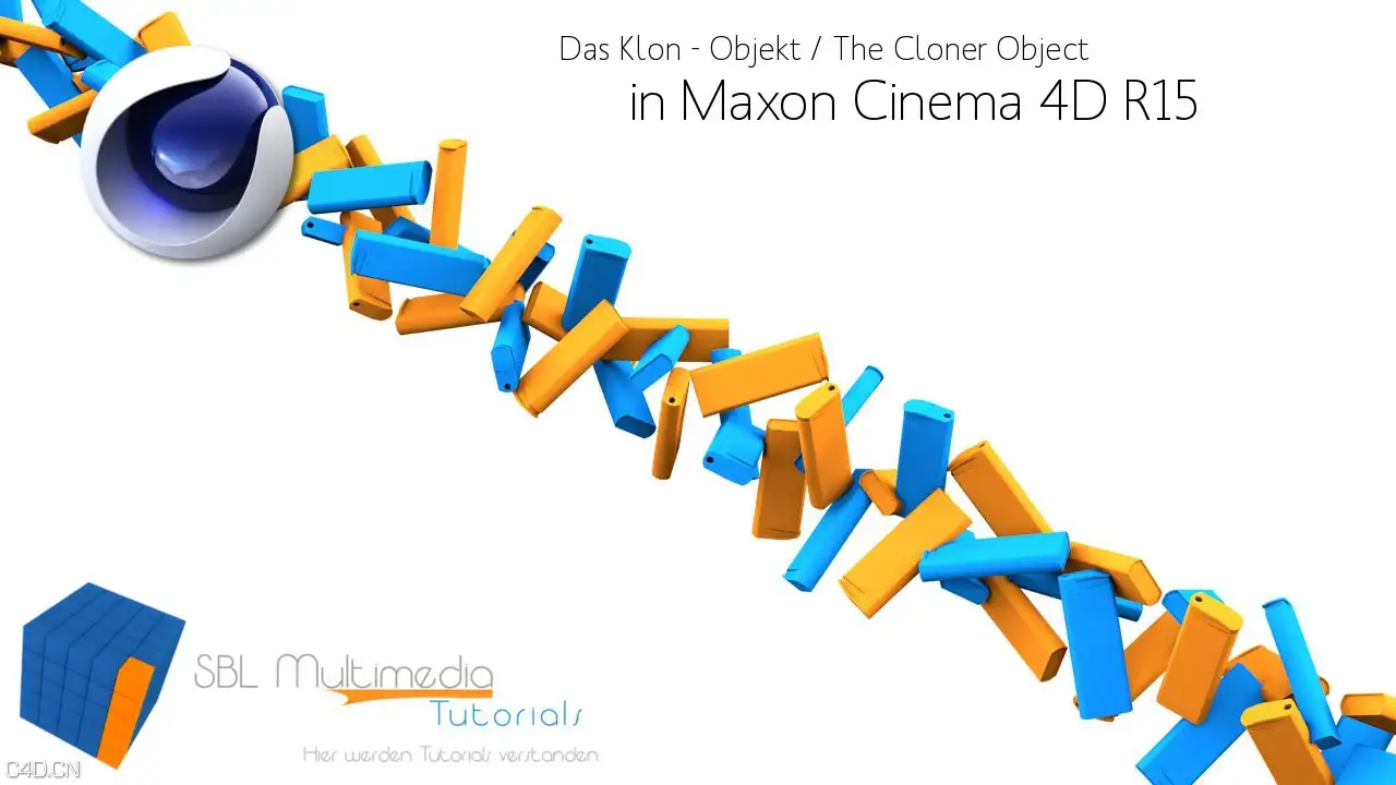 C4D运动图形克隆动画 MoGraph Klon Objekt - SBL Multimedia