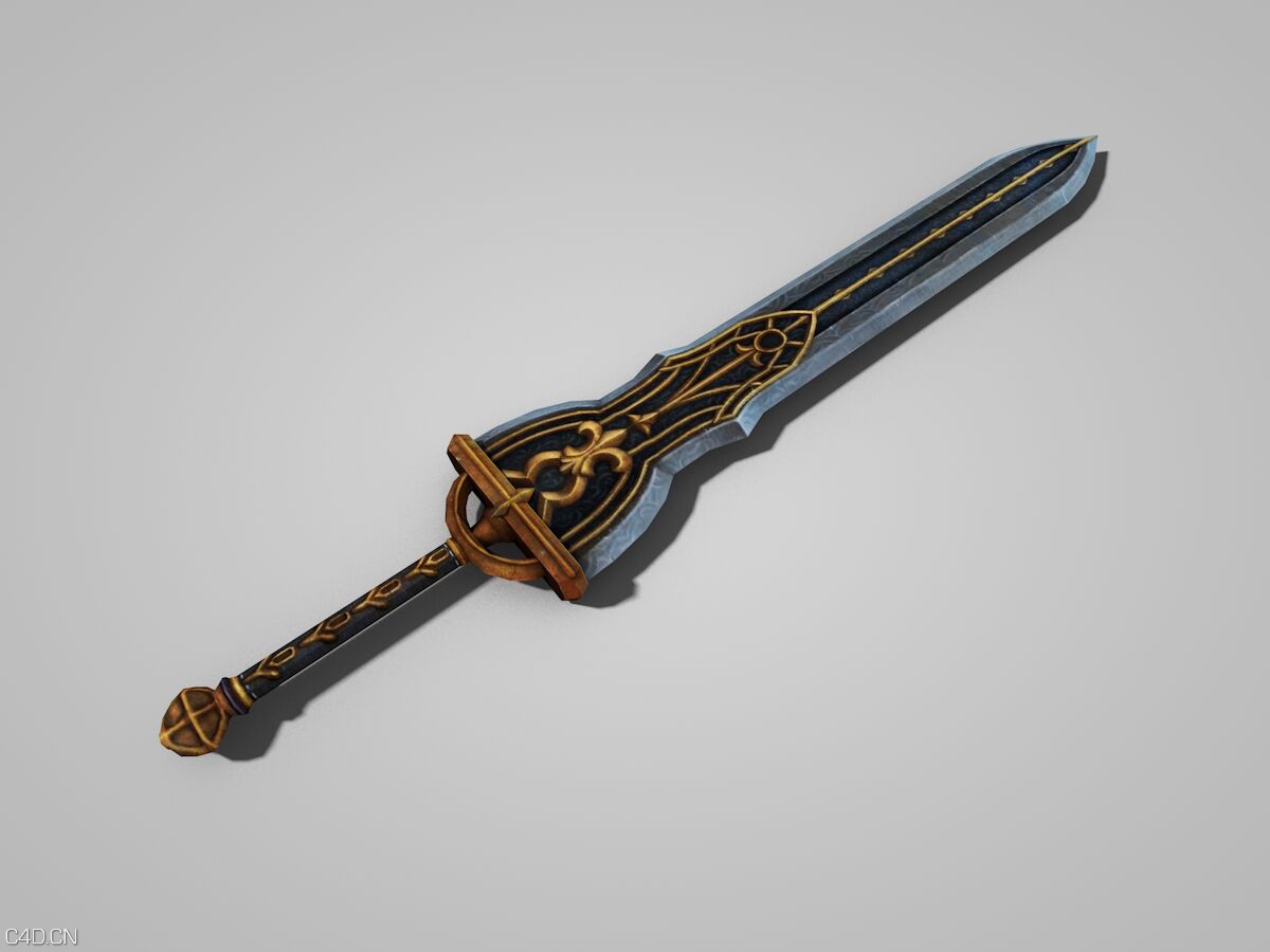 游戏道具模型：20把宝剑C4D模型 The game model of the sword - C4D之家 - 9GHZ@9R~ODK%RSMVZWZO0P4.jpg