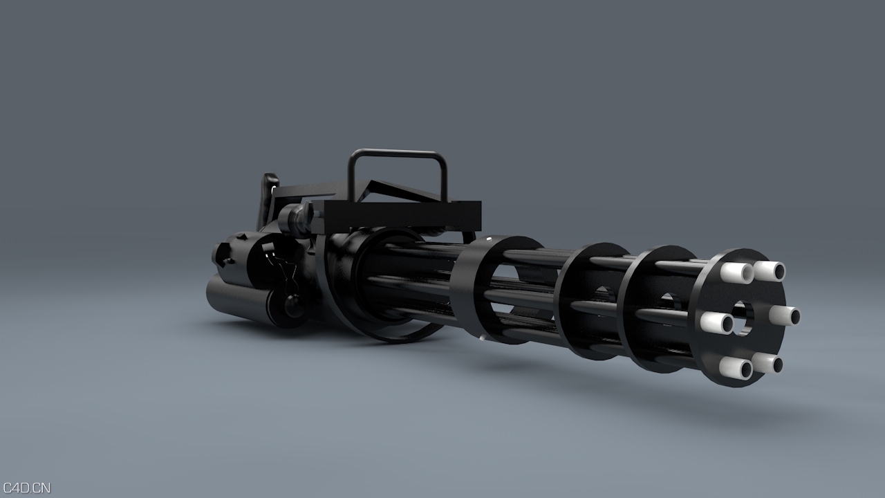 C4D重机枪建模视频教程 Minigun Modelling Tutorial Cinema 4D - C4D之家 - cinema_4d_minigun_by_thunderarts-d4nslvg.jpg