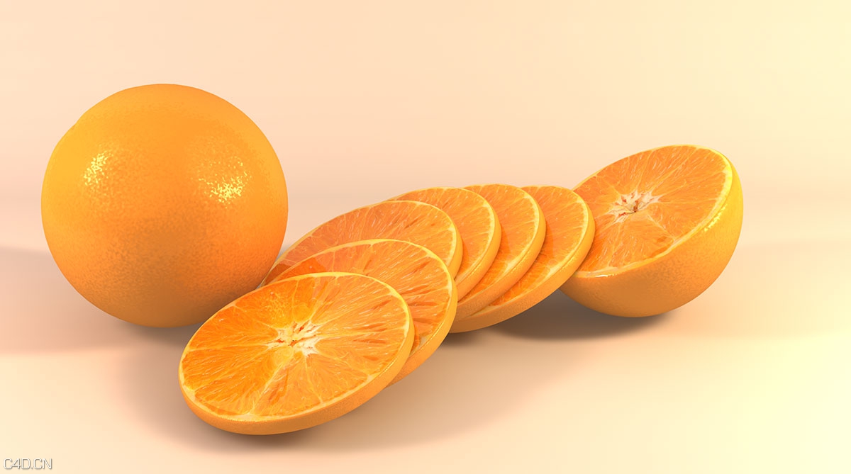 C4D桔子切片动画工程 orange - C4D之家 - capture.jpg