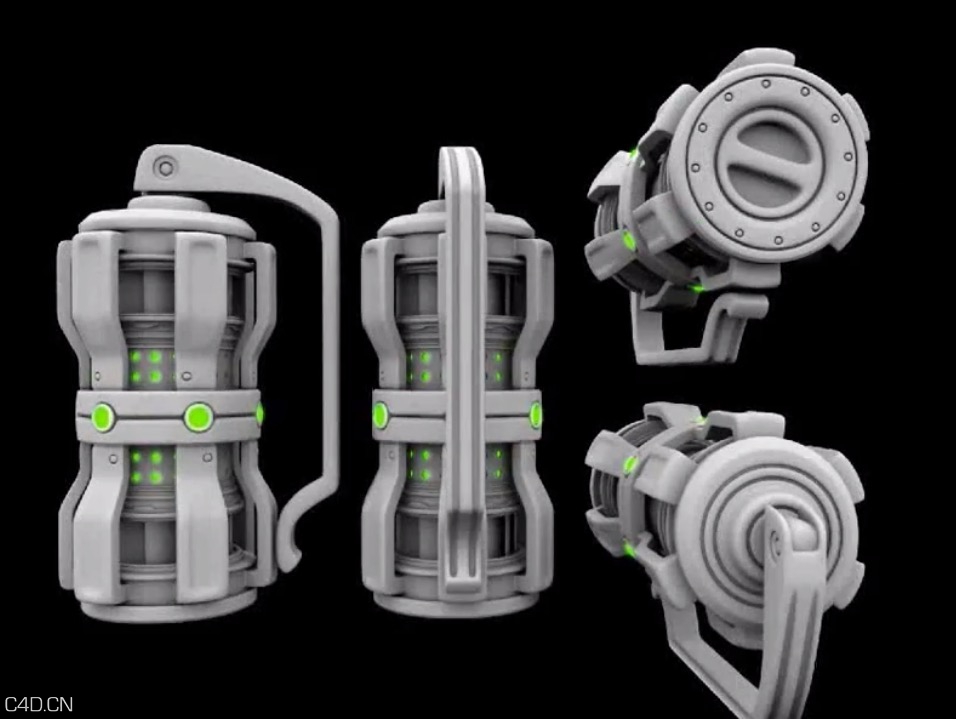C4D未来手榴弹建模视频教程 Modeling in Cinema 4D - Futuristic Grenade - C4D之家 - cinema4d_ 2015-11-22 13.20.20.jpg
