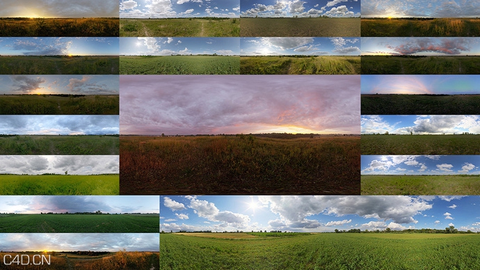 120个户外高清HDRI素材