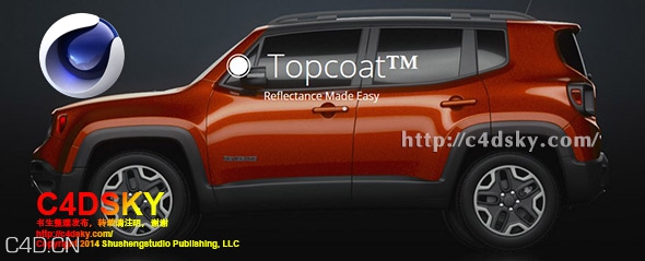 C4D R17插件：GSG真实纹理反射材质插件GreyscaleGorilla Topcoat v.1.0 C4D R16+ W... - C4D之家 - GreyscaleGorilla Topcoat.jpg