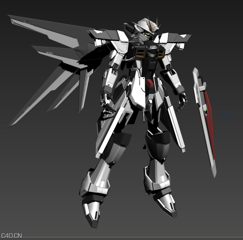 高达 自由之翼 - C4D之家 - 1.PNG