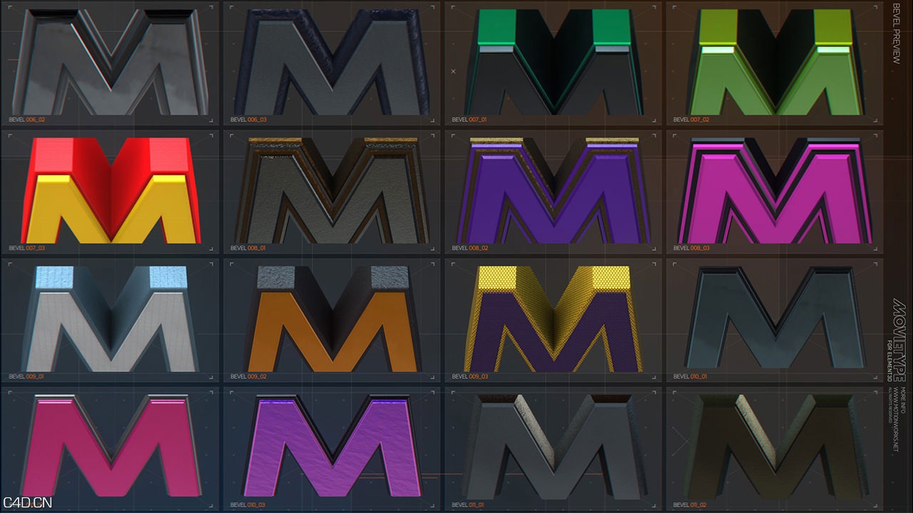 [E3D材质]AE E3D动画倒角材质包 MovieType for Element 3D V2 - C4D之家 - forum-201502-07-180526dsteutr3y314475r.jpg