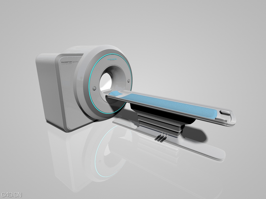 医院医疗器械：核磁共振仪C4D模型 MRi - C4D之家 - 1.jpg