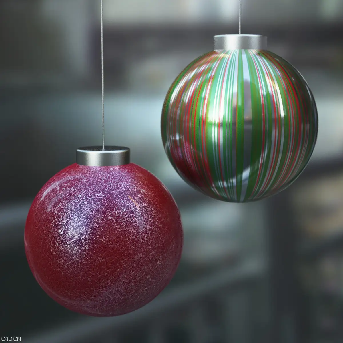 C4D材质表面实用进阶处理视频教程 Texturing With Topcoat - C4D之家 - Ornaments.jpg