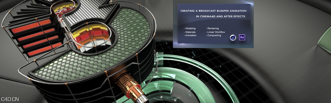 Cinema4D初级训练视频教程 CGcircuit - Introduction to Cinema4D