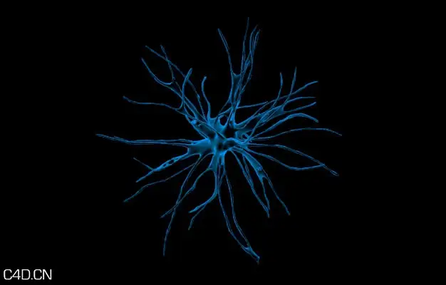 C4D生长的细胞动画教程（含插件） Growing Dendrites C4D Tutorial