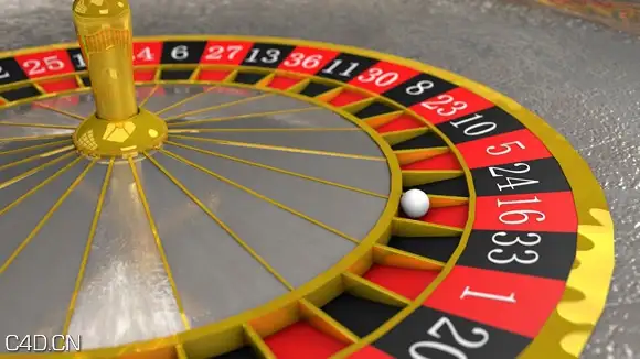 C4D游戏轮盘动画视频教程 Cinema 4D – Creating a Dynamic Roulette Wheel Tutorial