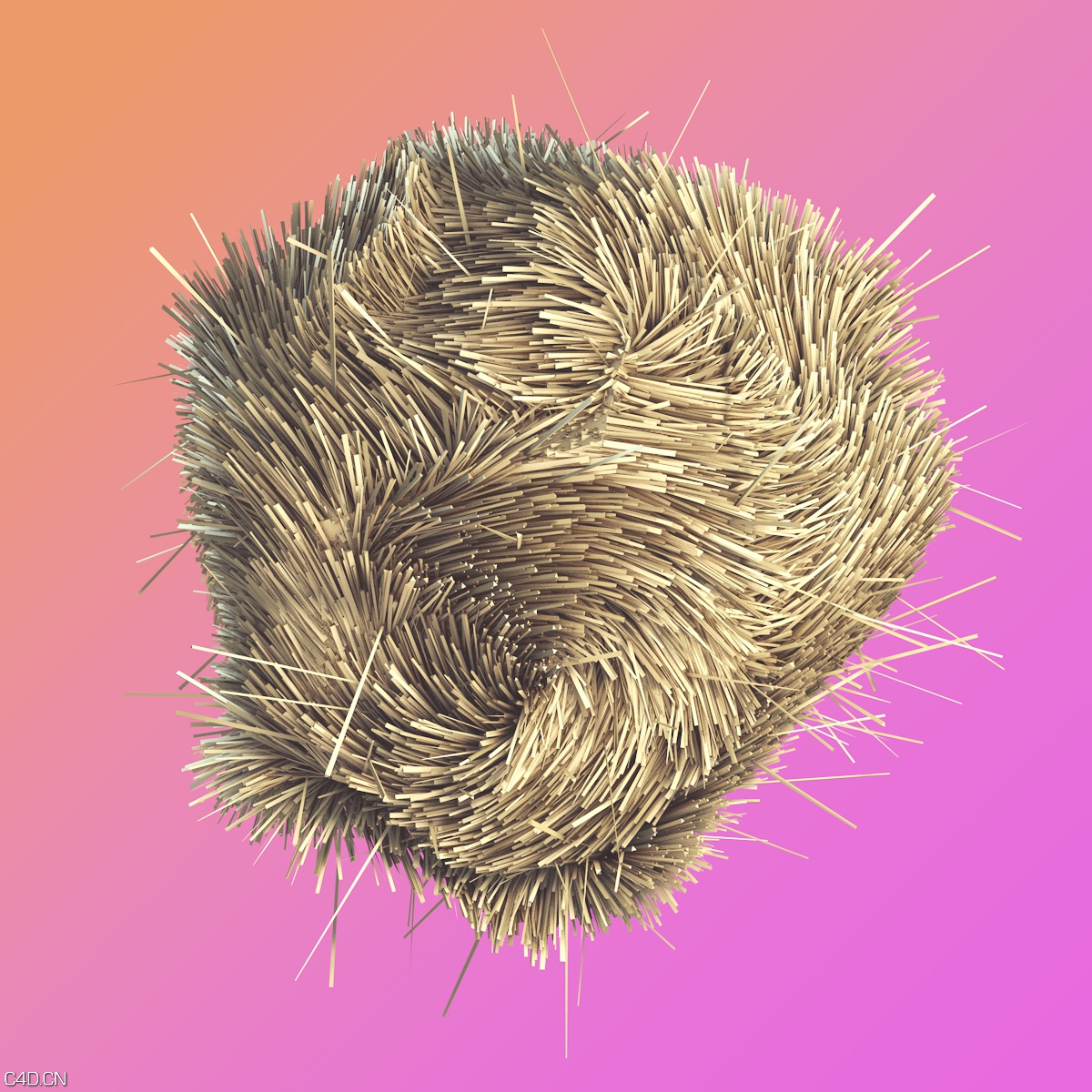 C4D毛发功能中的毛刷制作出复杂的几何造型 - C4D之家 - forum-201503-22-182656zbysi8zy00wy05fr.jpg