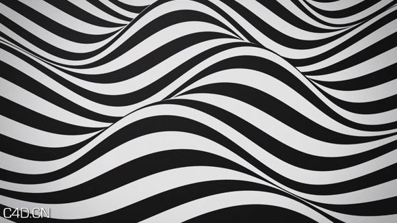 C4D/AE制作弯曲的条纹效果教程 Perspective Curvy Stripes Effect Tutorial