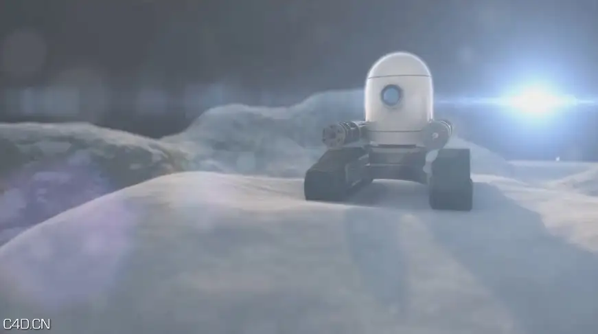C4D利用XPresso创建雪地上行走的坦克动画视频教程