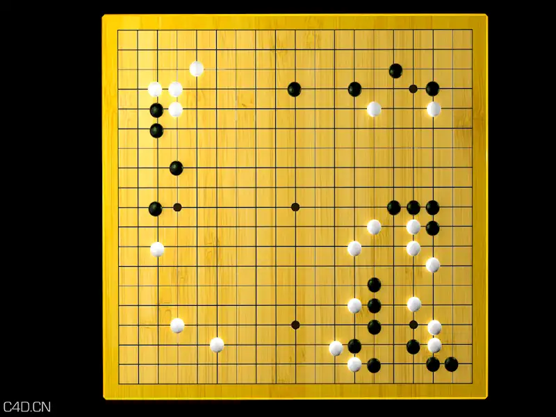 来来来，下围棋啊哈哈 - C4D之家 - 围棋.png