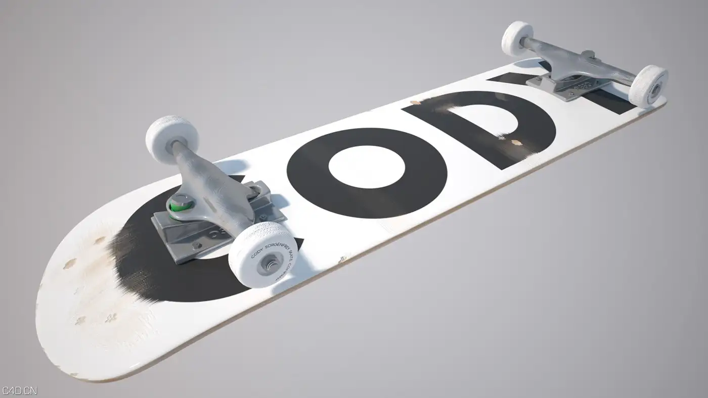 C4D滑板渲染作品 CS Skate Co.