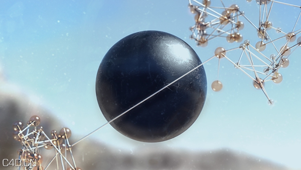 C4D创意作品欣赏 Desert Abstract