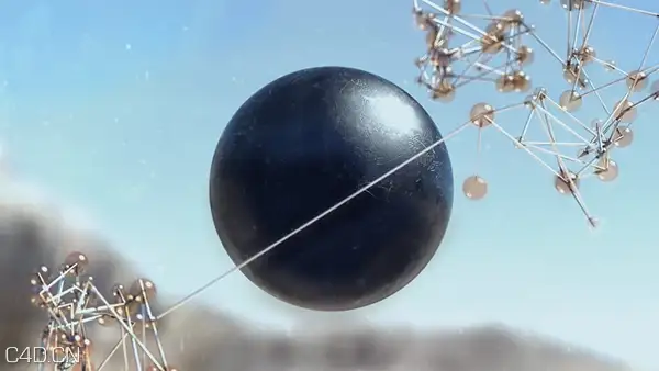 C4D创意作品欣赏 Desert Abstract