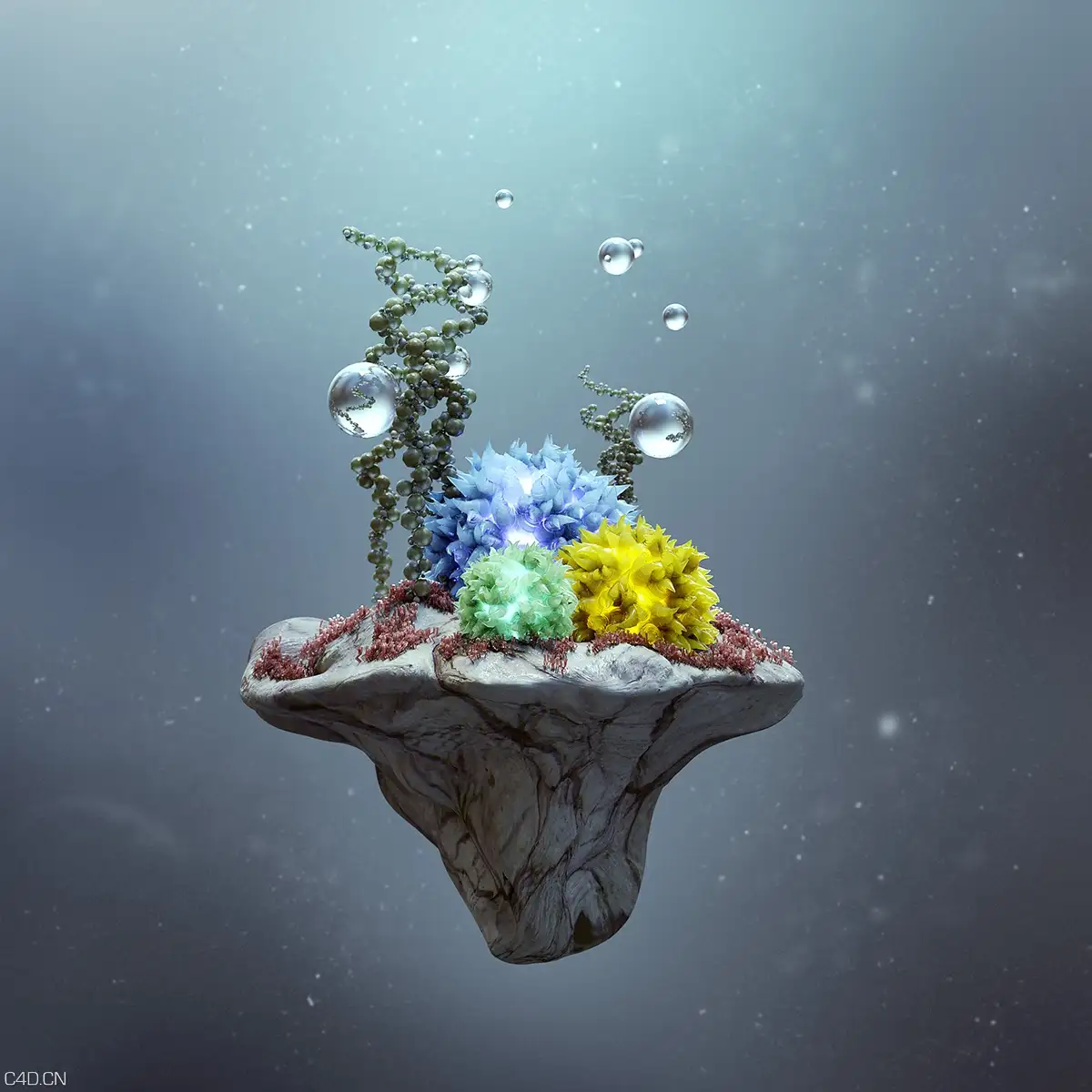 一组C4D的粒子惊人大作（之三）：Progress Before Perfection - Day 301-330 - C4D之家 - c1e4d622643327.563160f7777fd.jpg
