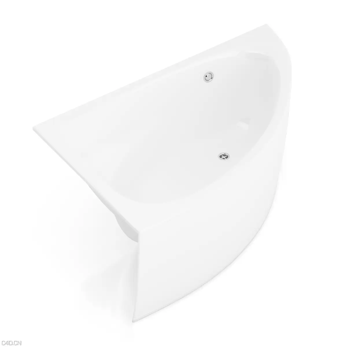 三角形浴缸C4D模型 3D BATHTUB - C4D之家 - cgaxis_free_bathtub_04b.jpg