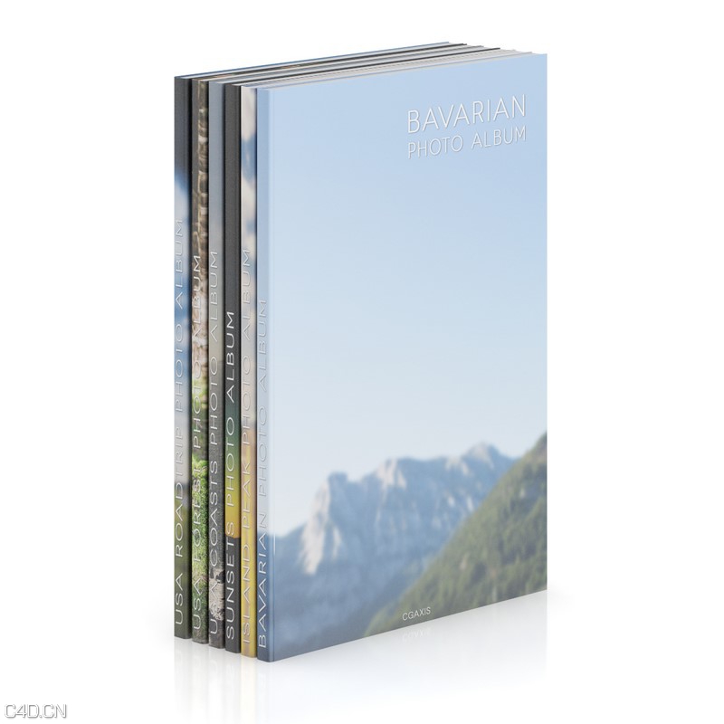几本书籍C4D模型 3D BOOKS - C4D之家 - cgaxis_models_53_06.jpg