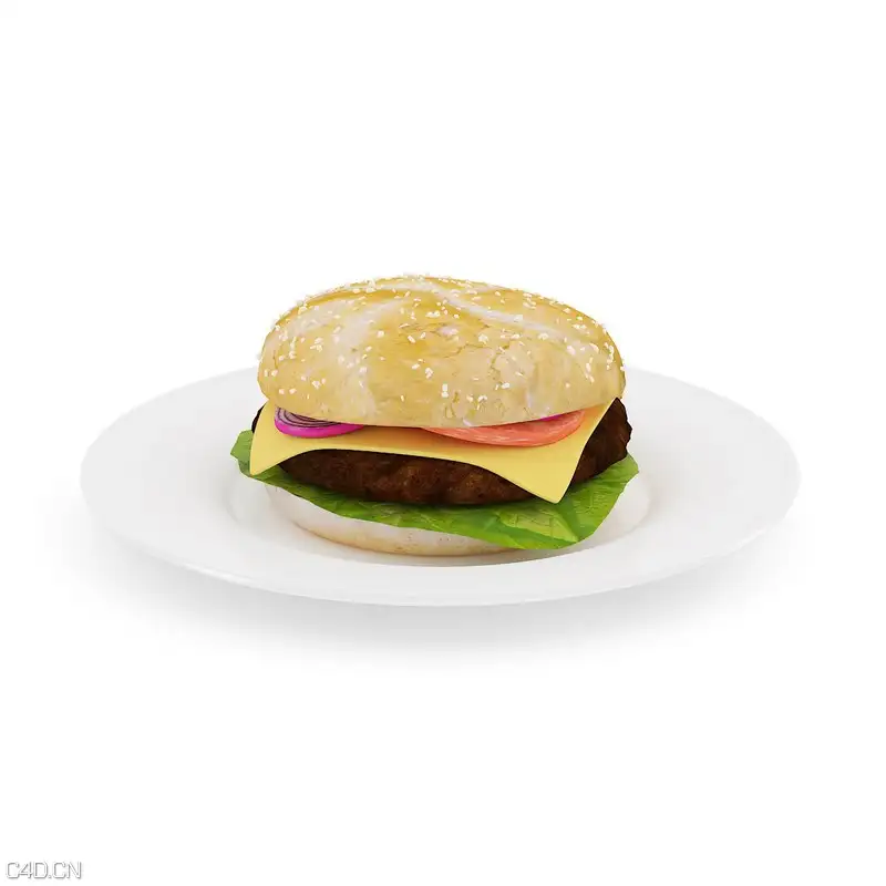 汉堡C4D模型 3D BURGER ON PLATE - C4D之家 - cgaxis_models_29_20a.jpg