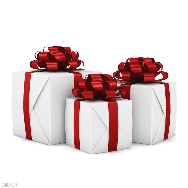 圣诞礼物盒C4D模型 3D CHRISTMAS PRESENTS - C4D之家 - cgaxis_models_39_15a.jpg