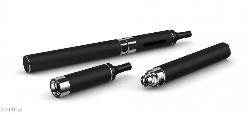 黑色电子烟C4D模型 MODELING E-CIGARETTE - C4D之家 - cinema4d_ 2015-12-17 00.53.23.jpg