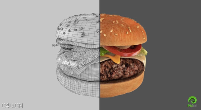 汉堡C4D模型 C4D 3D Model Hamburger - C4D之家 - Free-Cinema4D-C4D-Model-Hamburger.jpg