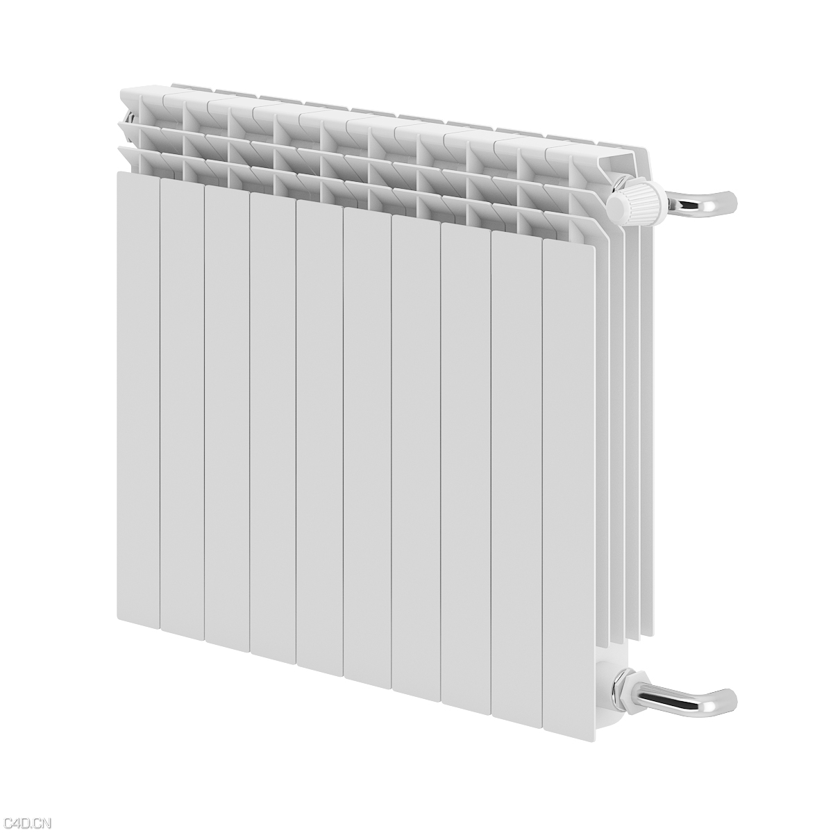 暖气片C4D模型 Radiator
