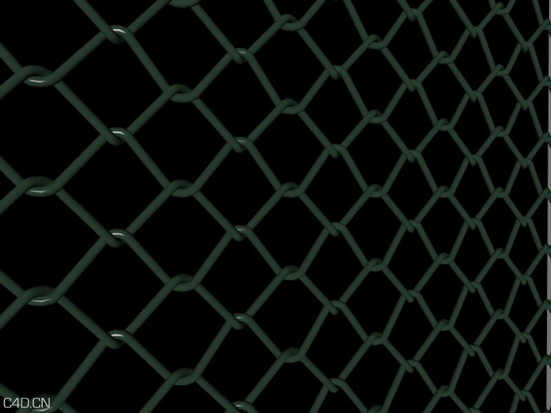 铁丝防护网C4D模型 FENCE - C4D之家 - fence_CU.jpg