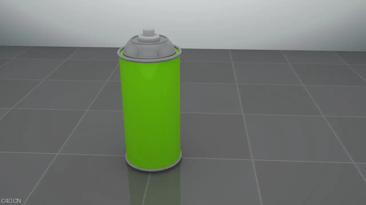喷雾剂瓶C4D模型 spray