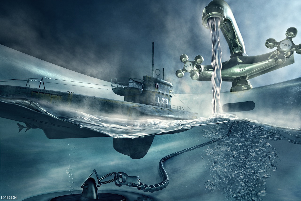 C4D水管创意作品 - C4D之家 - Typ_VII.jpeg