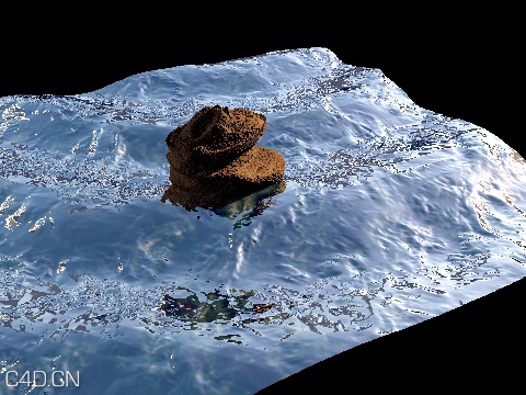 分享一个C4D海洋漂浮的动画工程