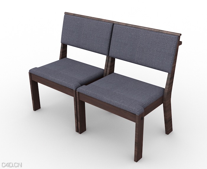 会场椅子C4D模型 Meeting chair