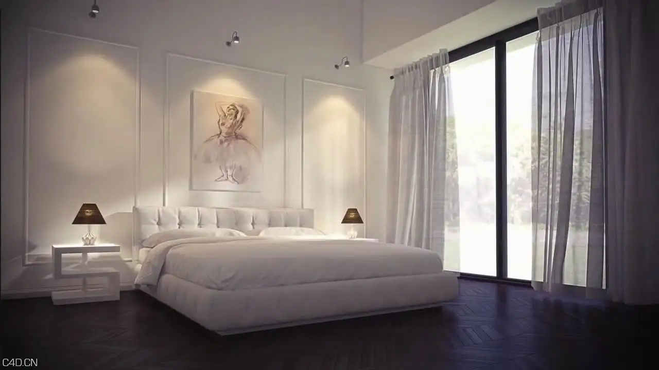 C4D for VRAY室内渲染视频教程 Cinema 4D Vray HDRI Interior Lighting and Rendering