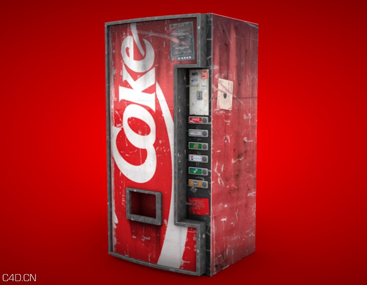 可口可乐自动售货机C4D模型 Vending Machine - C4D之家 - cinema4d_ 2015-12-30 03.11.19.jpg