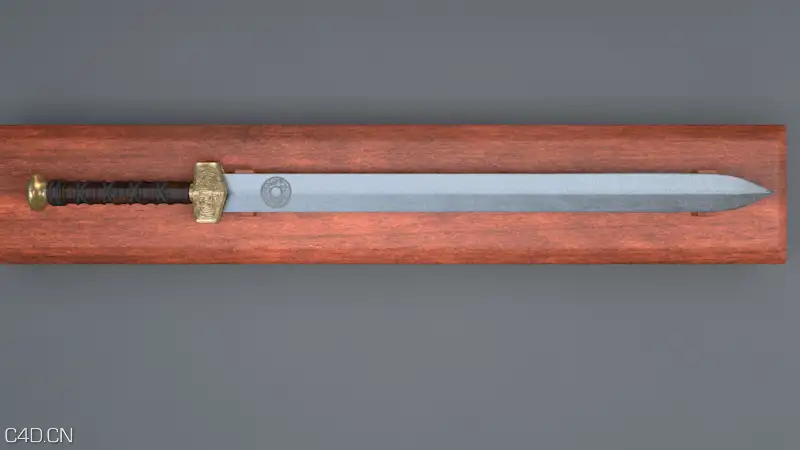 个人宝剑模型 - C4D之家 - 宝剑2.png