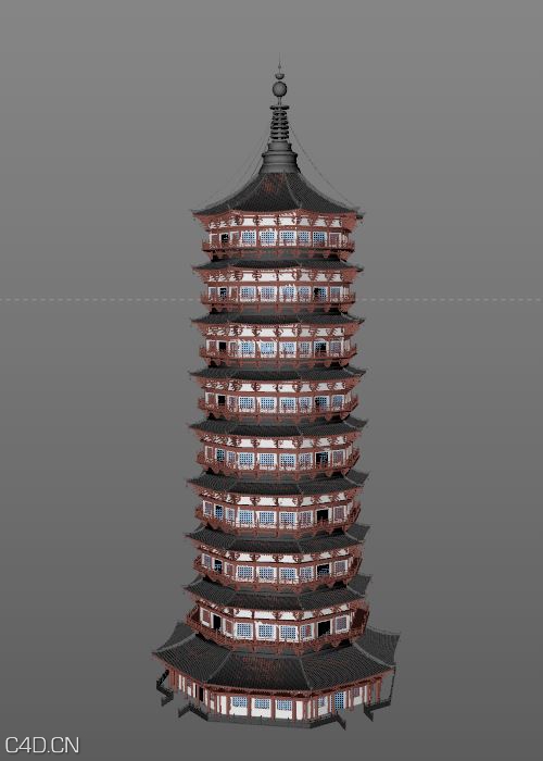 宝塔 - C4D之家 - 15.JPG