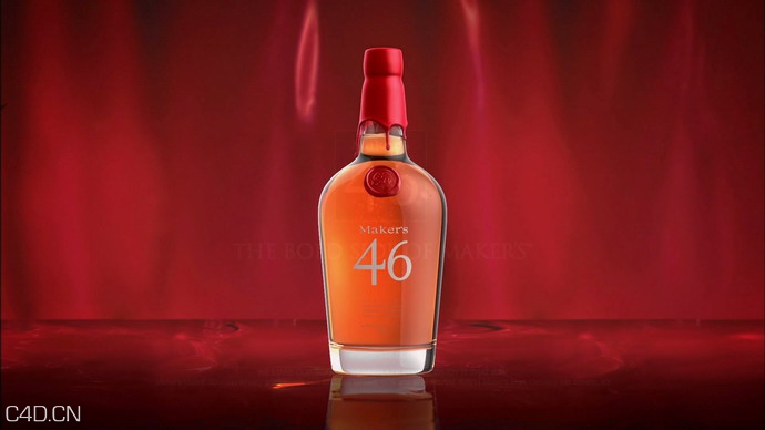 Maker's Mark 46 肯德基威士忌 / 酒精饮料广告 - C4D之家 - 140532zmjx34mtsd6mbm43.jpg