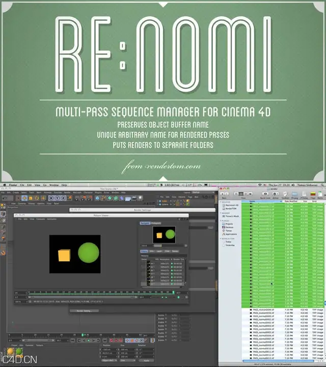 C4D渲染图片序列多通道管理及对象缓存管理插件 ReNomi v1.3.1 - C4D之家 - 444091606_640.jpg
