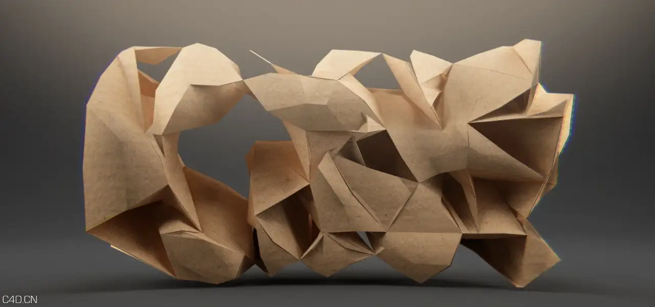 C4D折纸生成器脚本预设汉化版 Origami Maker(R13 R14 R15 R16 R17) - C4D之家 - c4d-origami.jpg