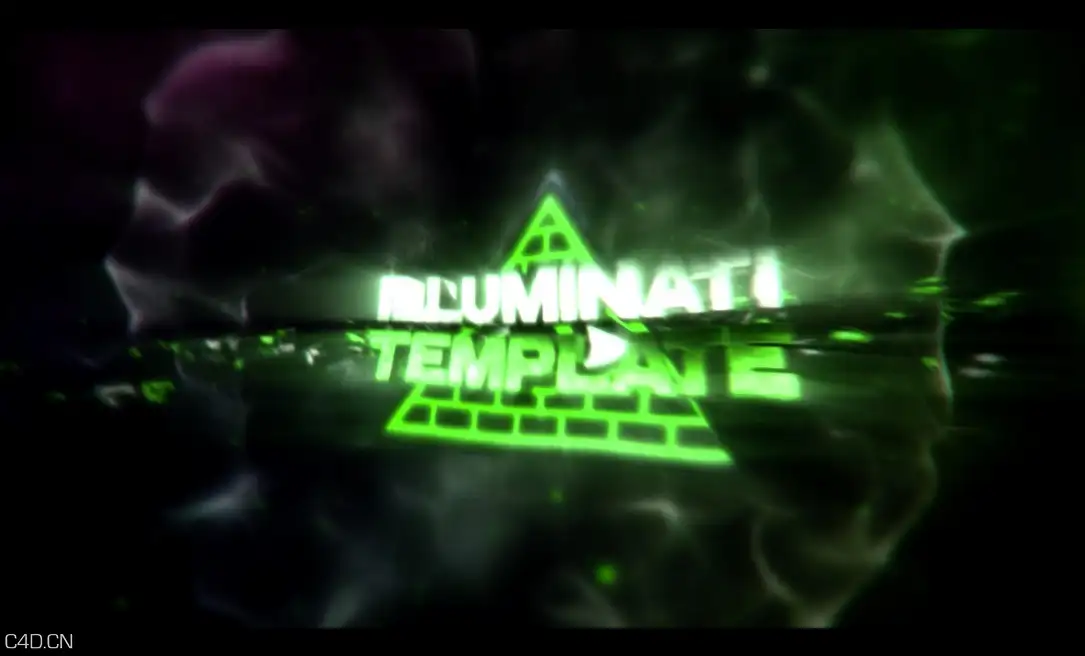 C4D/AE抖动的片头文字动画工程模板 INTRO TEMPLATE - C4D之家 - cinema4d_ 2016-01-14 22.21.12.jpg