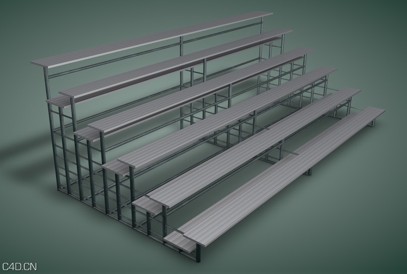 合影站架C4D模型 Bleachers 3d model - C4D之家 - cinema4d_ 2016-01-17 00.01.09.jpg