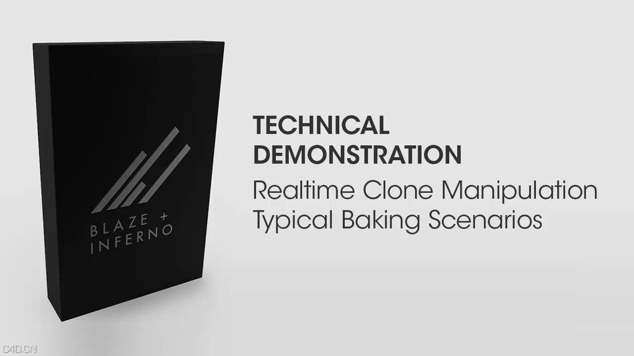 C4D 多功能烘焙链接插件Splicer Blaze Inferno v6.0 MUS3